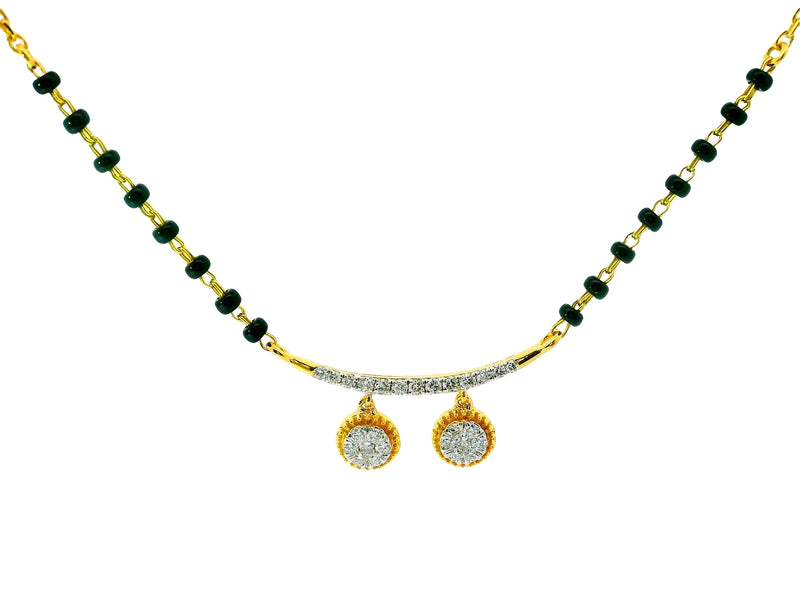 Twin Elegance Lab Grown Diamond Mangalsutra
