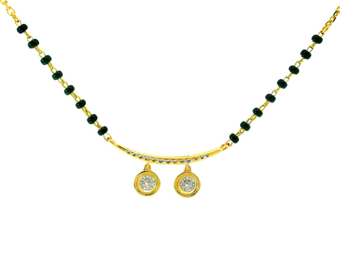 Twin Elegance Lab Grown Diamond Mangalsutra