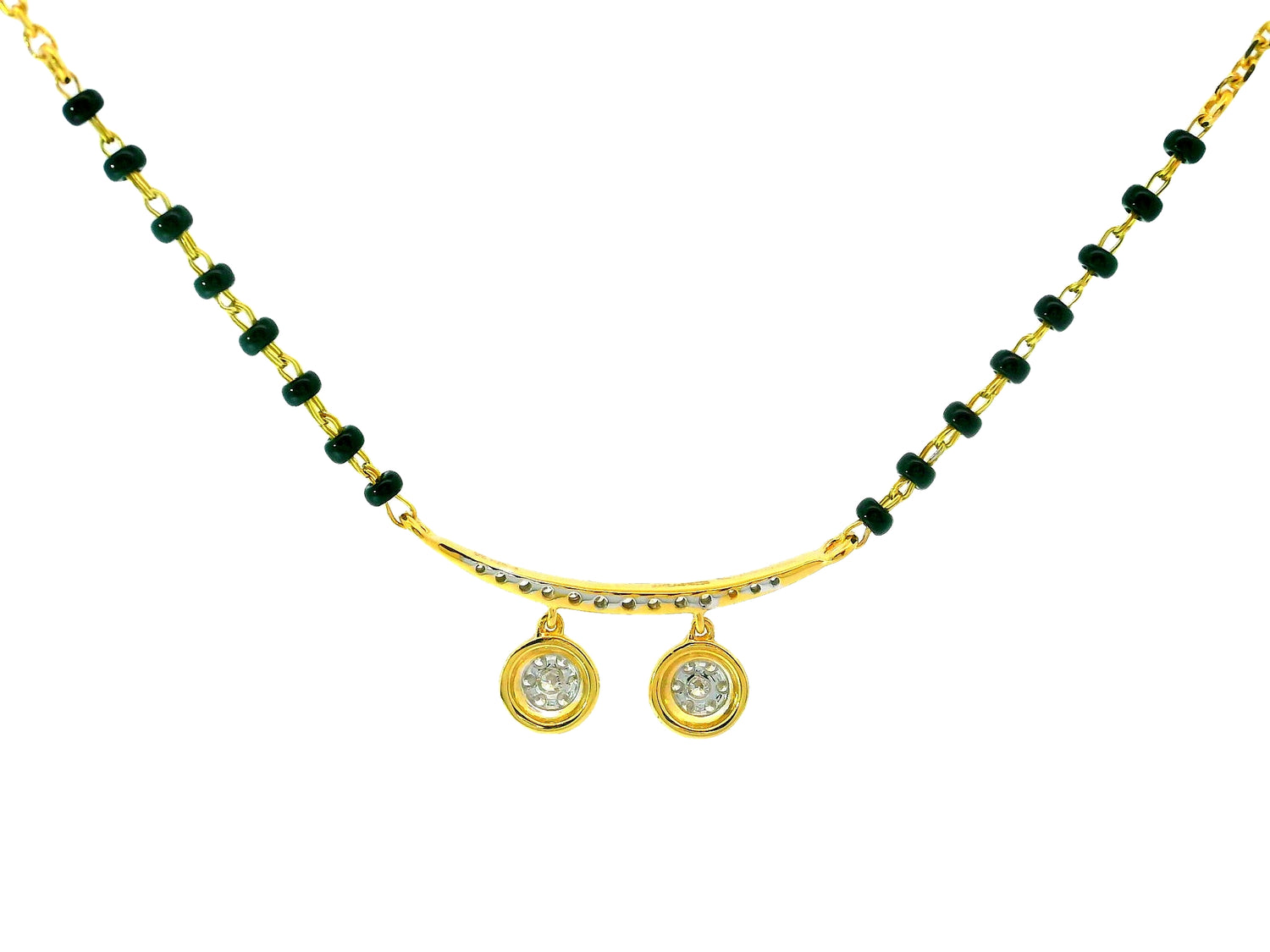 Twin Elegance Lab Grown Diamond Mangalsutra