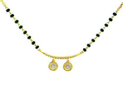 Twin Elegance Lab Grown Diamond Mangalsutra