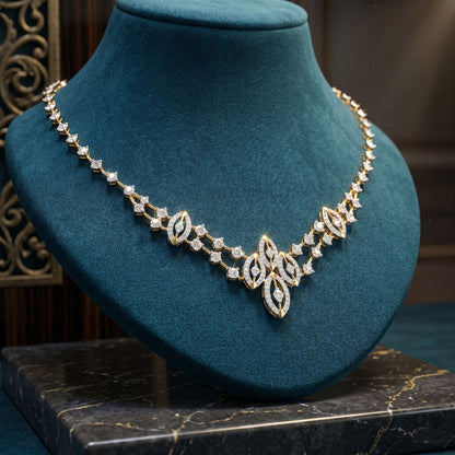 Serenade Leaf Lab Grown Diamond Necklace