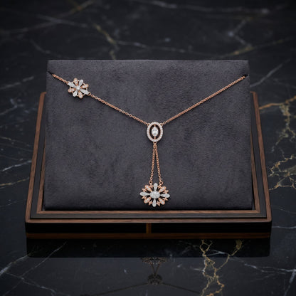 Blossom Cascade Lab Grown Diamond Necklace