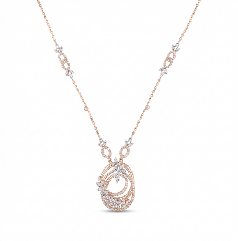 Wildflower Meadow Lab Grown Diamond Necklace