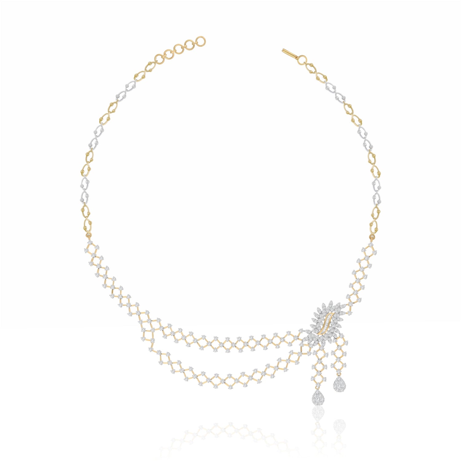 Sunspire Linked Lab Grown Diamond Necklace
