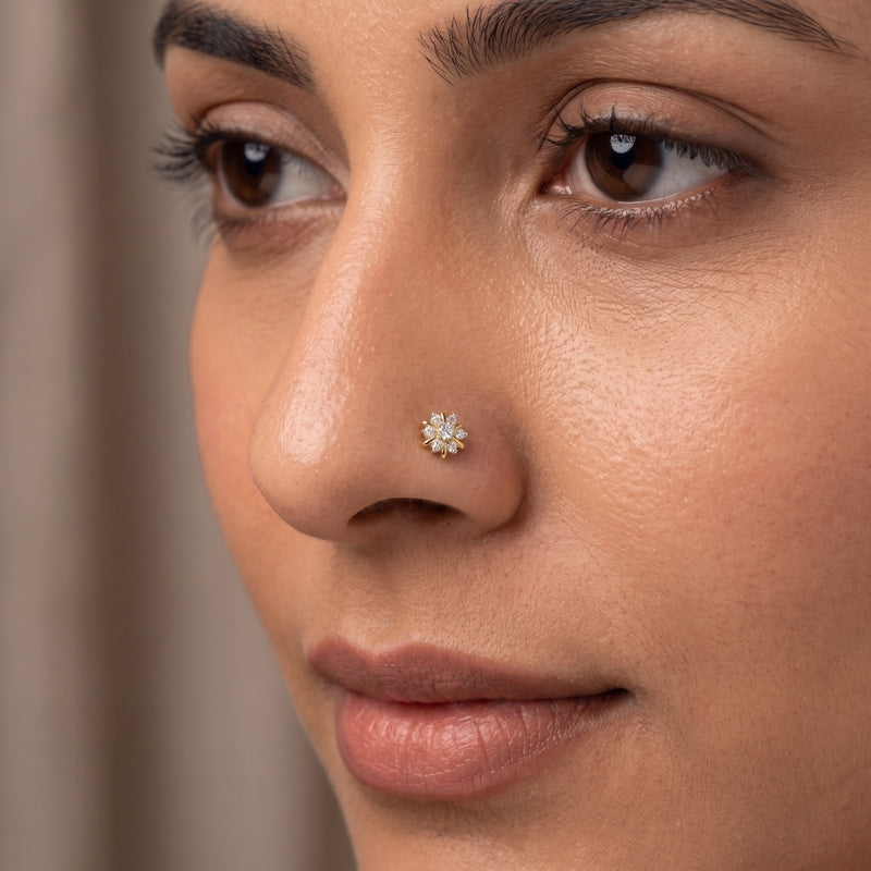 A close-up of a woman&