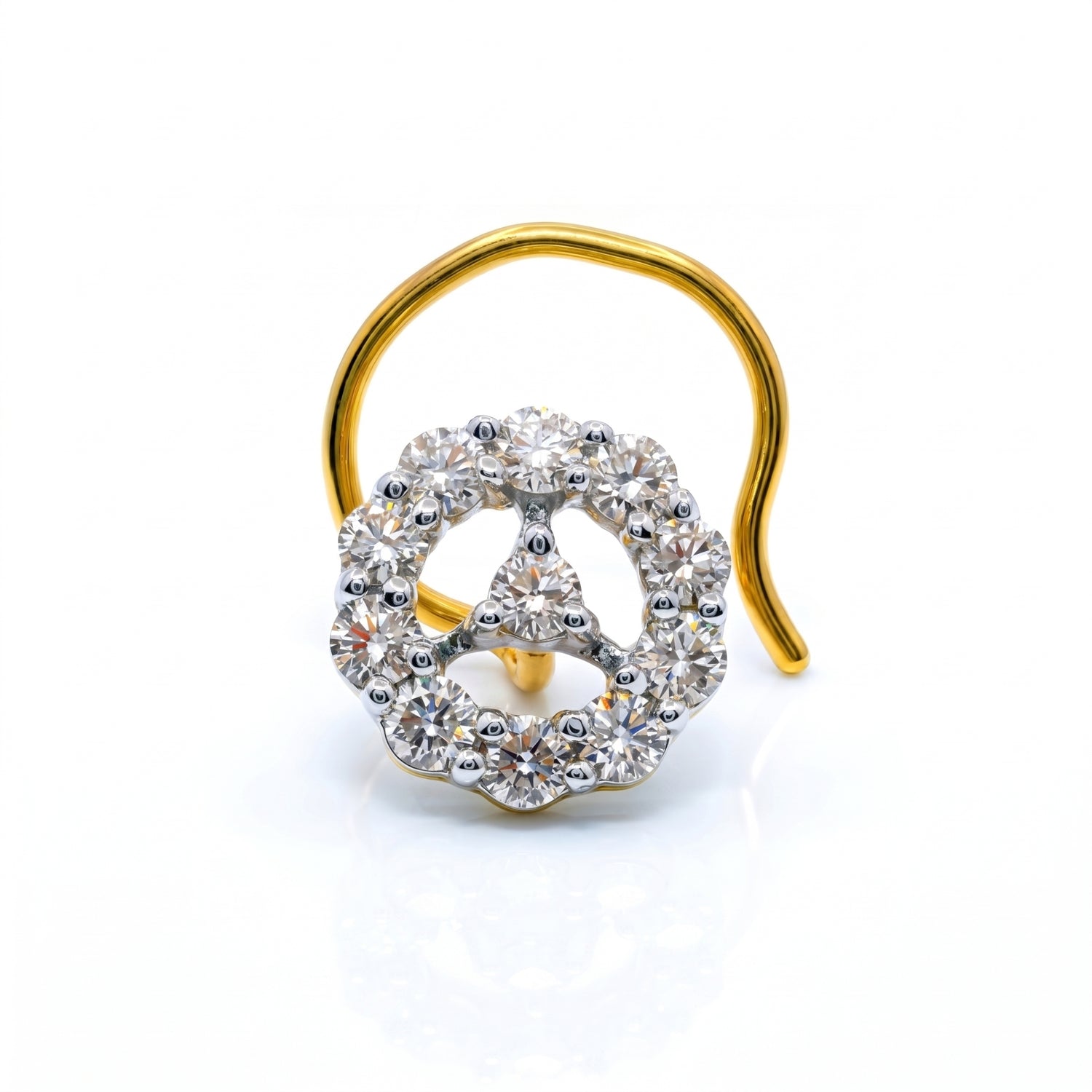 Aura Harmony Lab Grown Diamond Nosepin