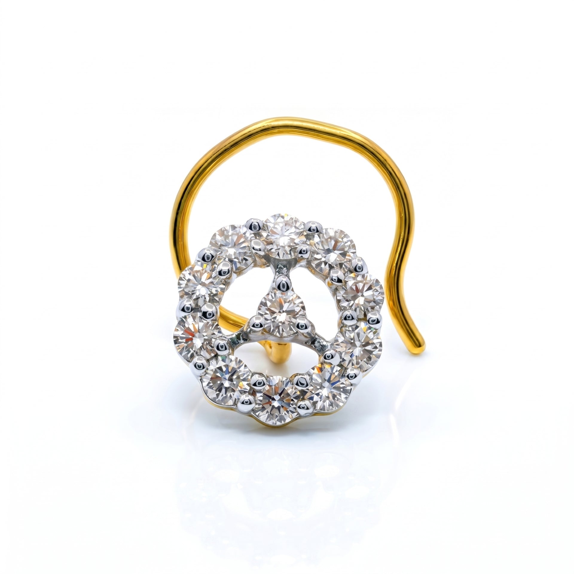 Aura Harmony Lab Grown Diamond Nosepin