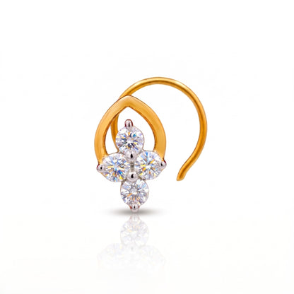 Blossom Grace Lab Grown Diamond Nosepin