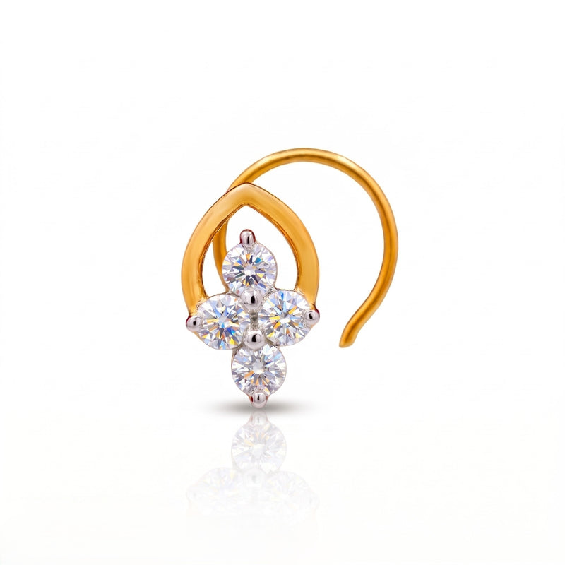 Blossom Grace Lab Grown Diamond Nosepin