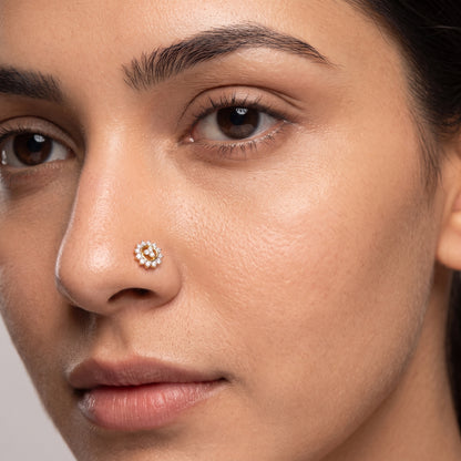 A close-up of a woman&