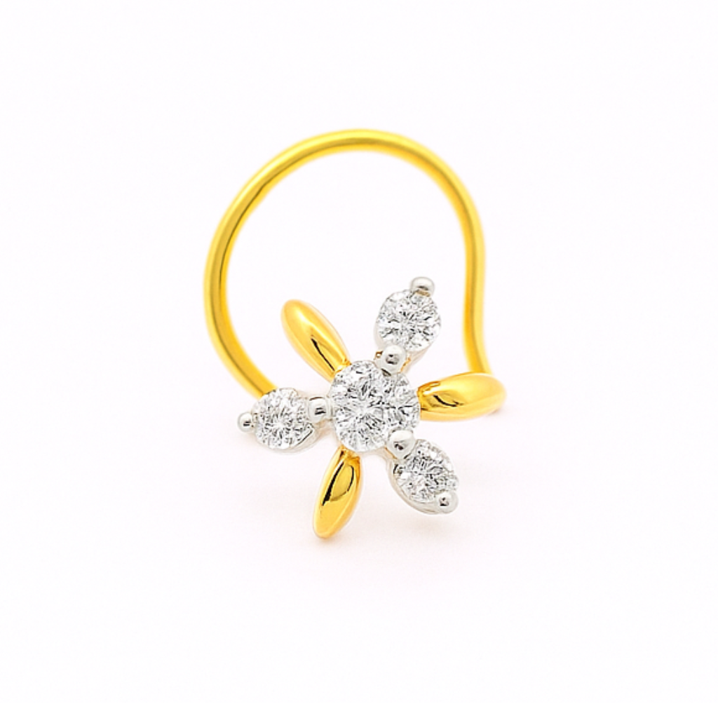 Twinkling Star Lab Grown Diamond Nosepin