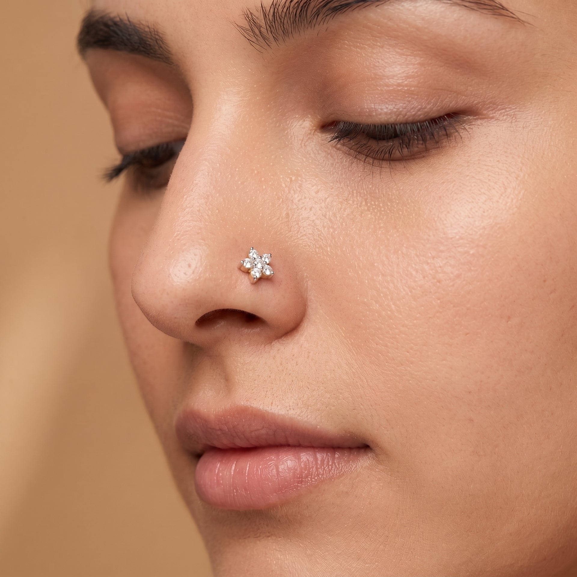 A close-up of a woman&
