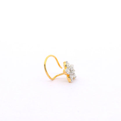 Whimsical Bloom Lab Grown Diamond Nosepin