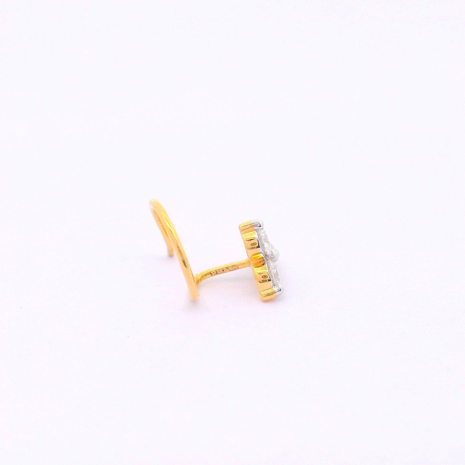 Harmony Triad Lab Grown Diamond Nosepin