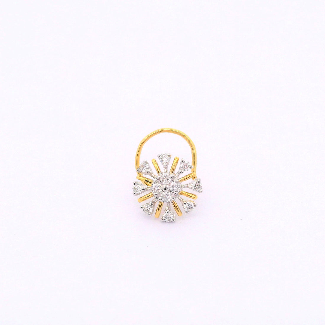 Solar Flare Lab Grown Diamond Nosepin