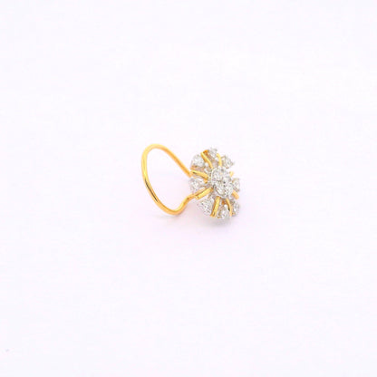 Solar Flare Lab Grown Diamond Nosepin