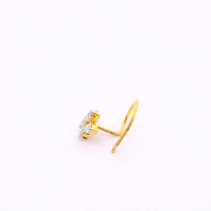 Leaflet Gleam Lab Grown Diamond Nosepin