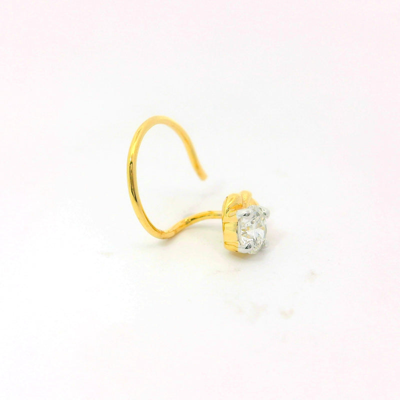 Pristine Glow Lab Grown Diamond Nosepin