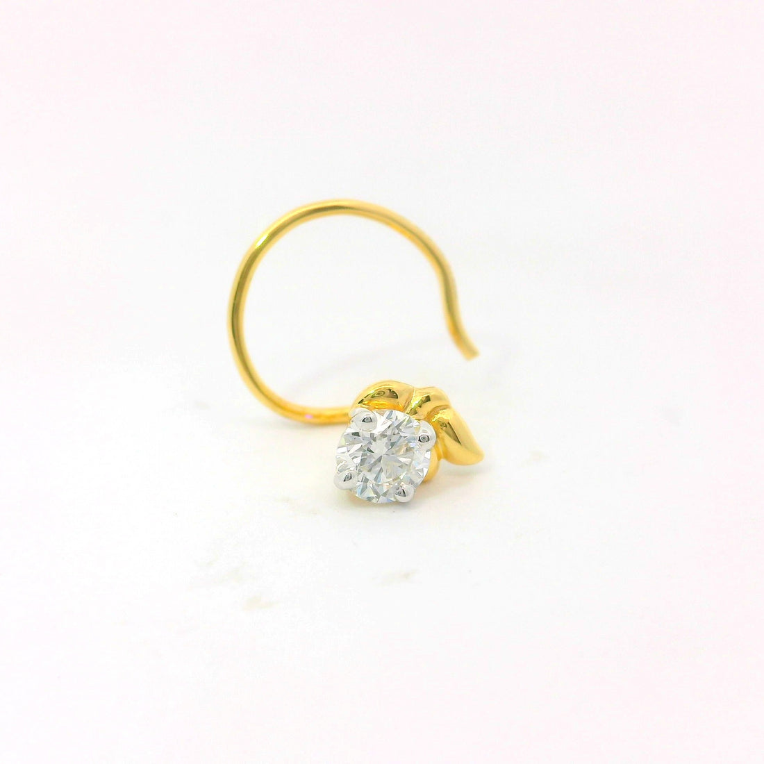 Pristine Glow Lab Grown Diamond Nosepin