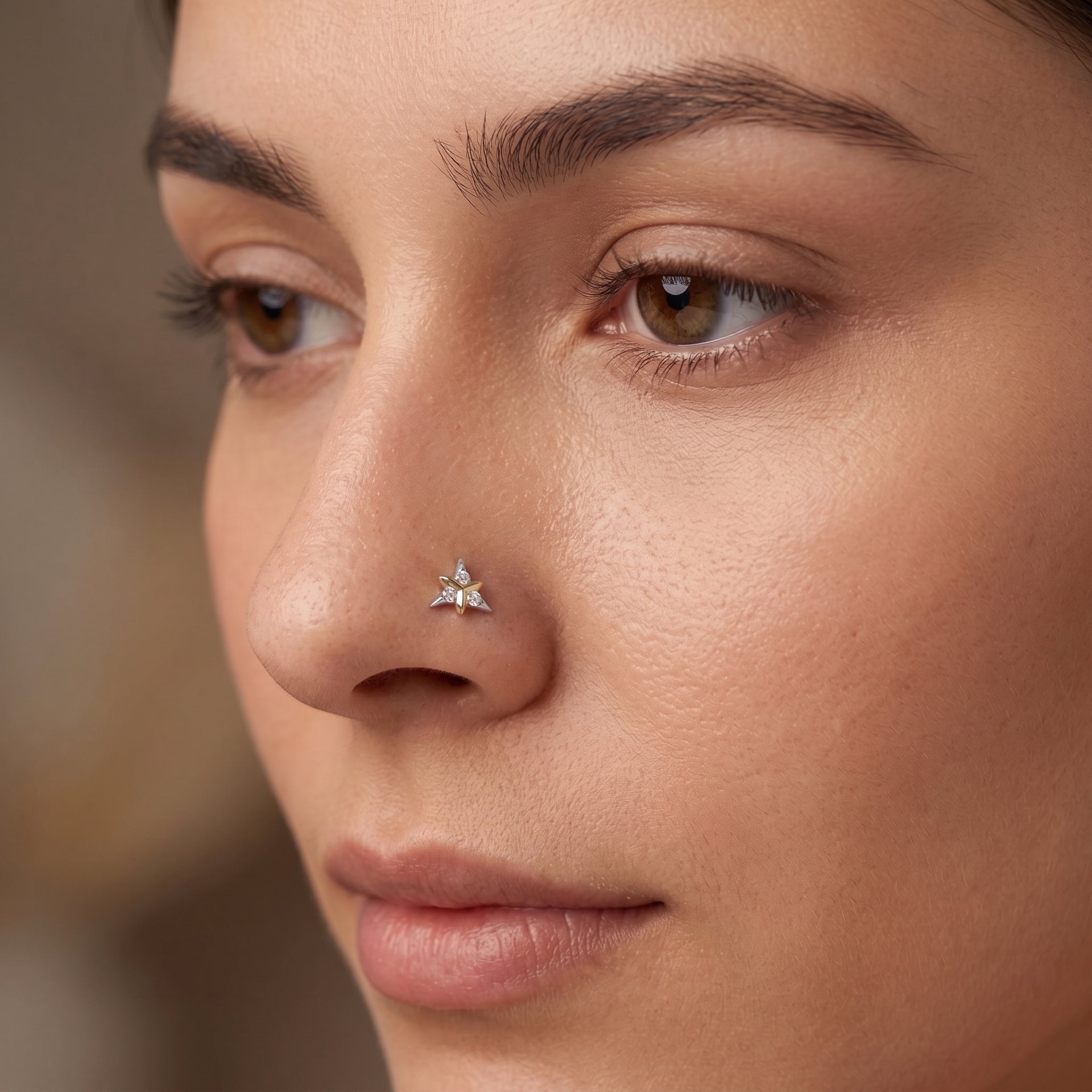 A close-up of a woman&