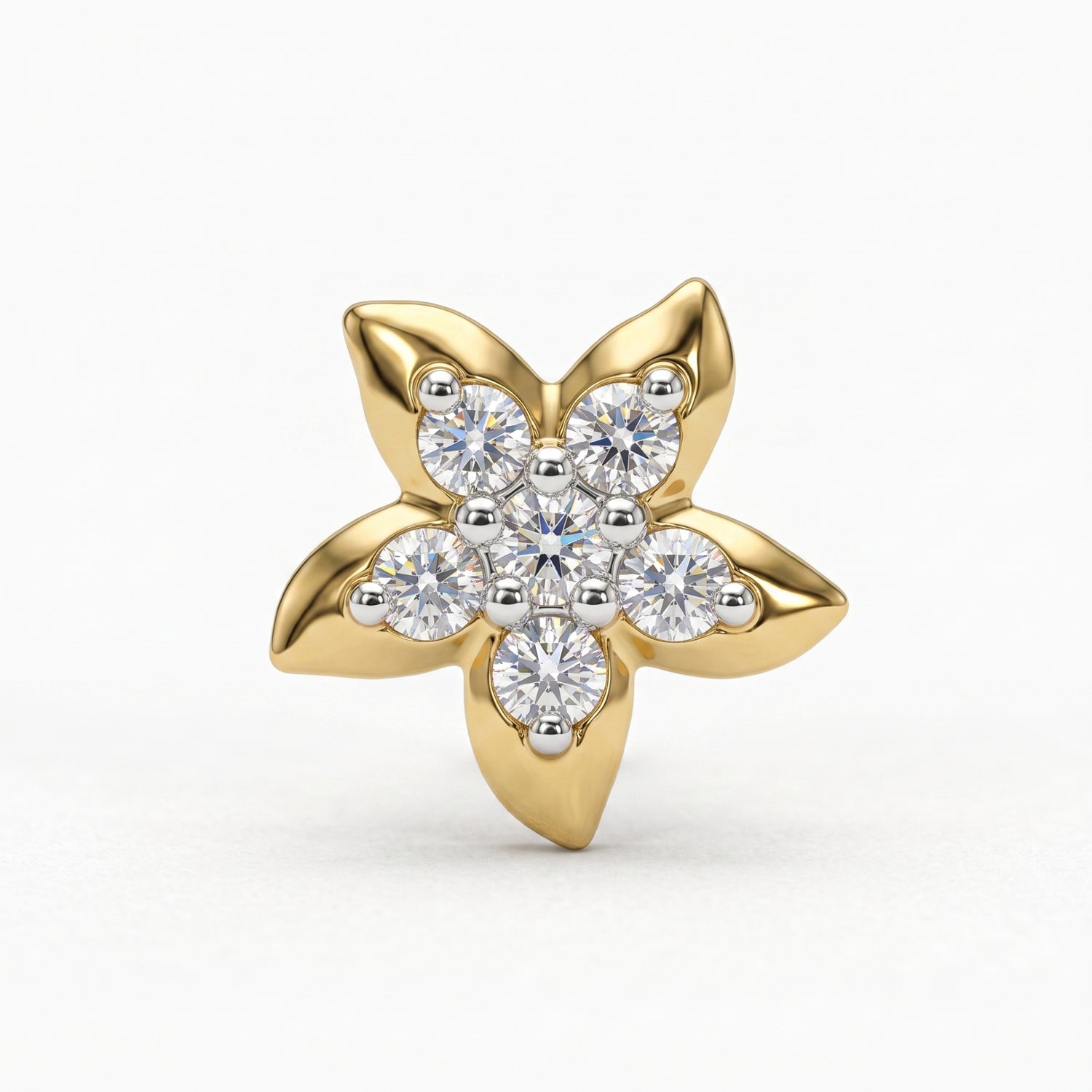 Daisy Glow Lab Grown Diamond Nosepin