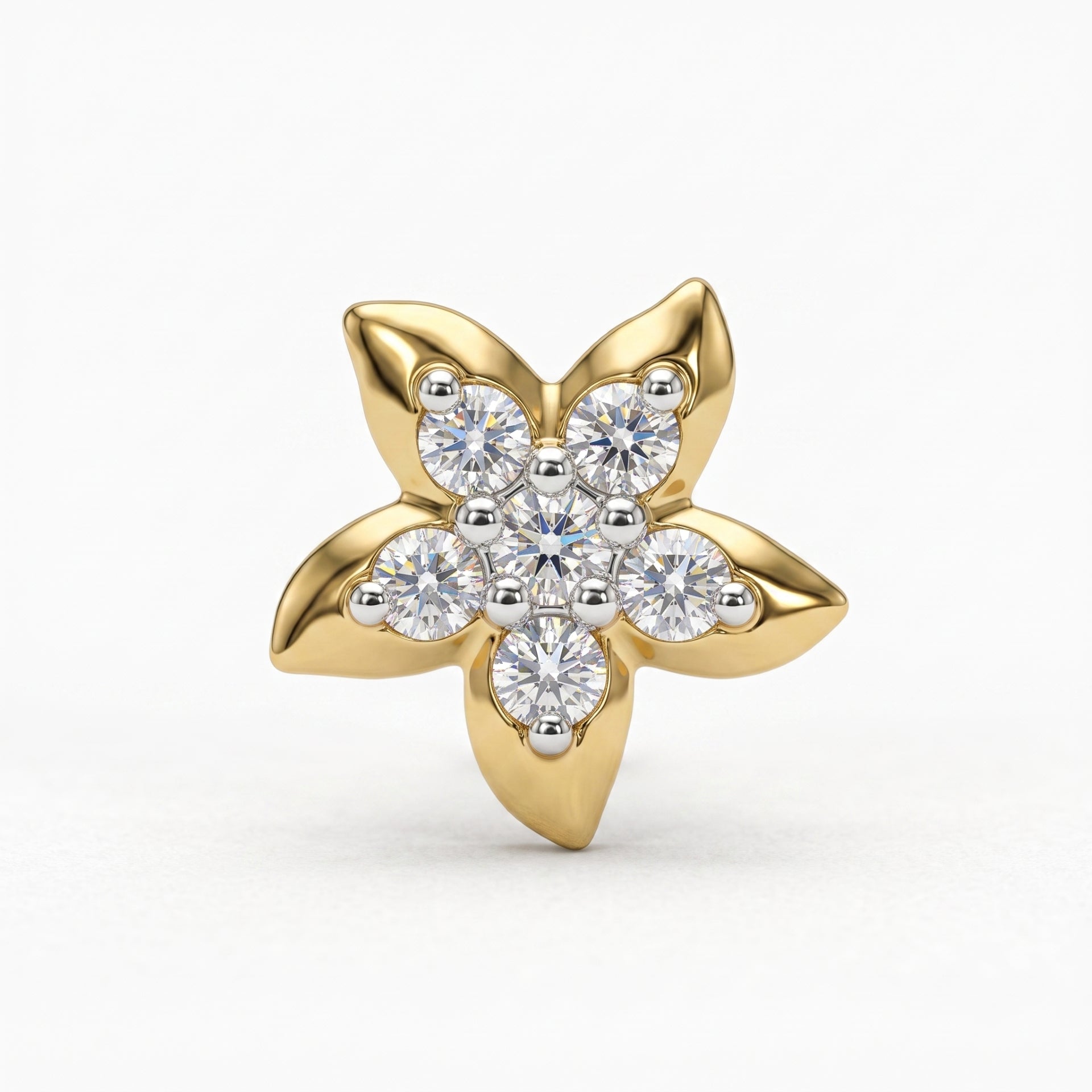 Daisy Glow Lab Grown Diamond Nosepin