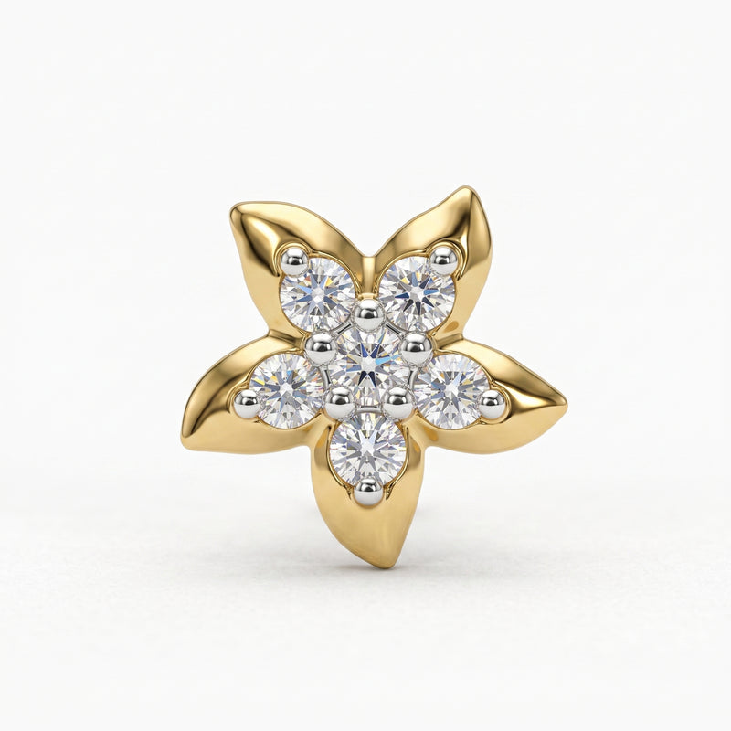 Daisy Glow Lab Grown Diamond Nosepin