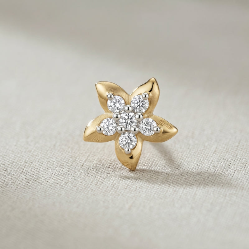 Daisy Glow Lab Grown Diamond Nosepin