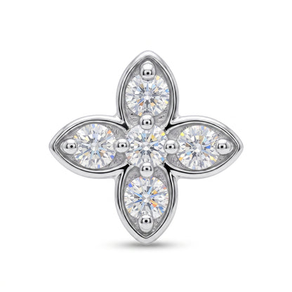 Arctic Petal Lab Grown Diamond Nosepin