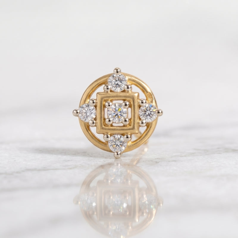 CircletAura Lab Grown Diamond Nosepin