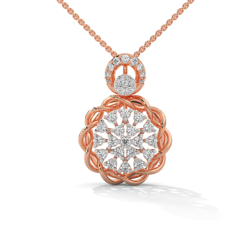 Enchanted Bloom Lab Grown Diamond Pendant