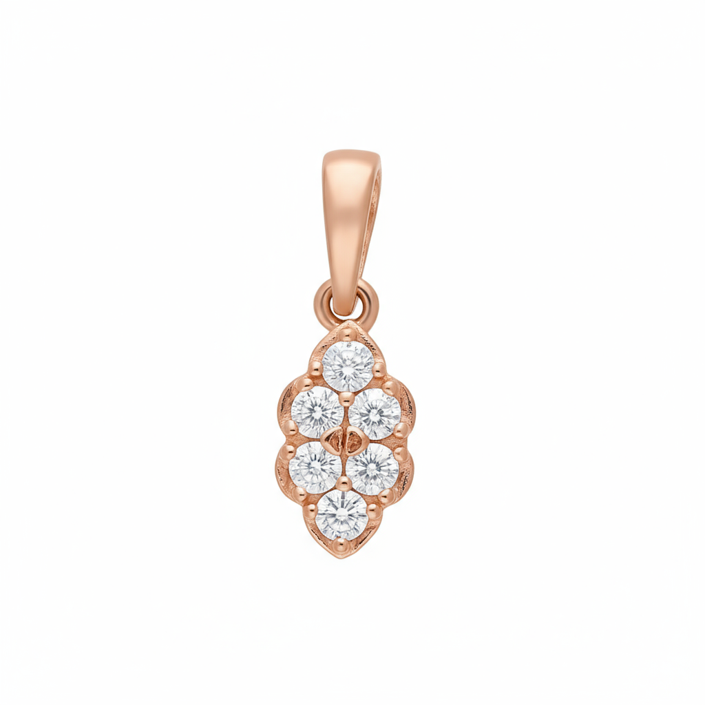 Harmony Bud Lab Grown Diamond Pendant