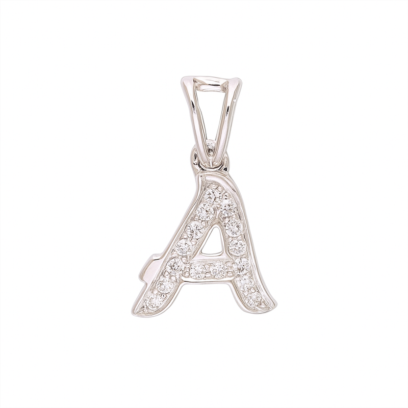 Signature "A" Lab Grown Diamond Pendant