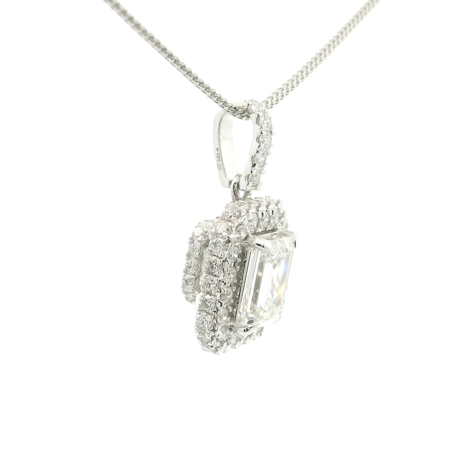 Empress Eye Solitaire Lab Grown Diamond Pendant