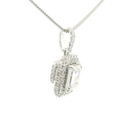 Empress Eye Solitaire Lab Grown Diamond Pendant