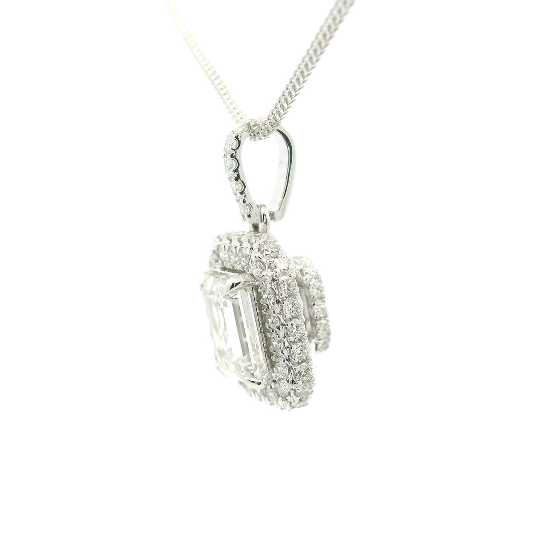 Empress Eye Solitaire Lab Grown Diamond Pendant