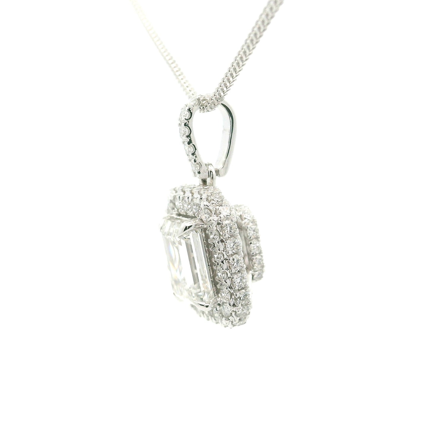 Empress Eye Solitaire Lab Grown Diamond Pendant