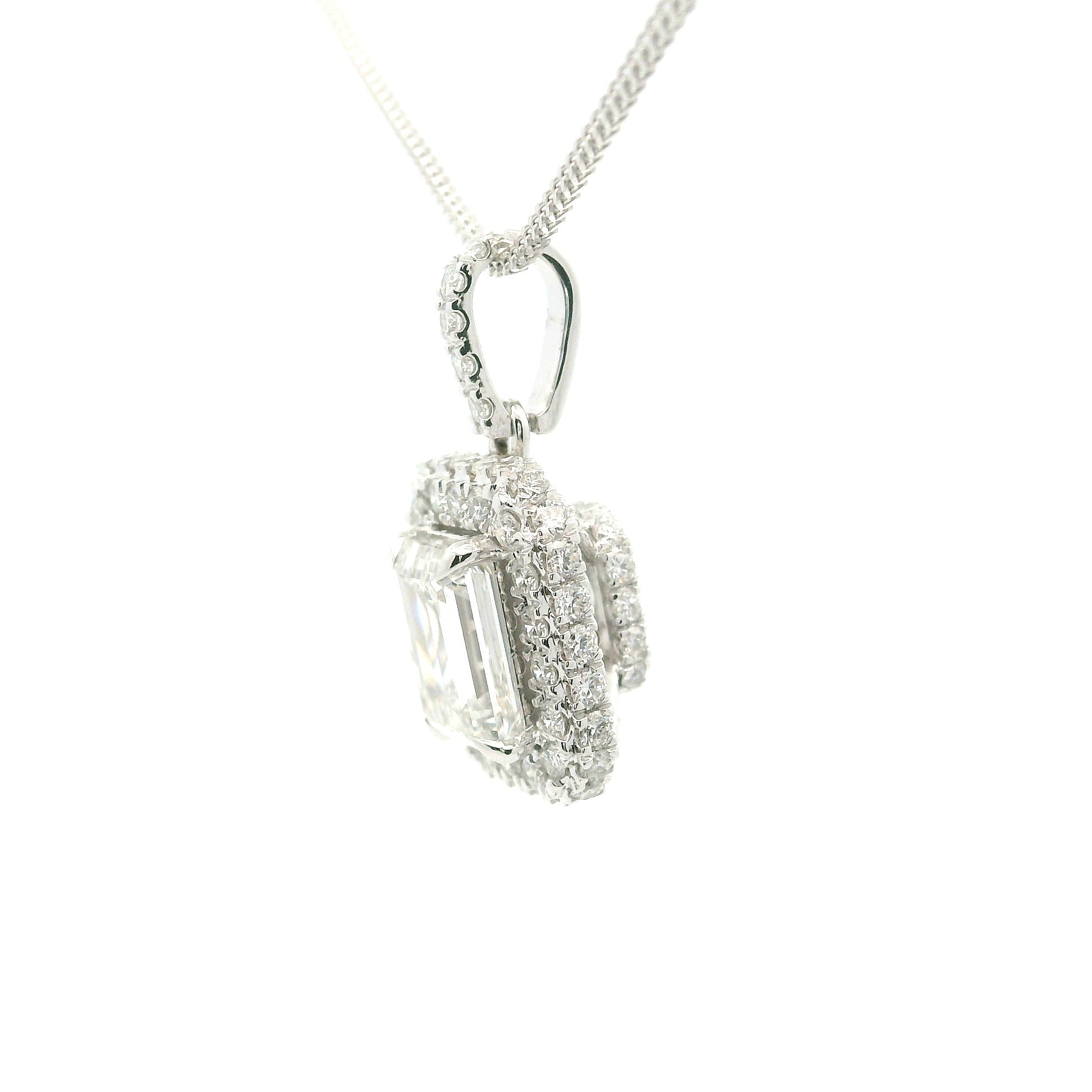 Empress Eye Solitaire Lab Grown Diamond Pendant