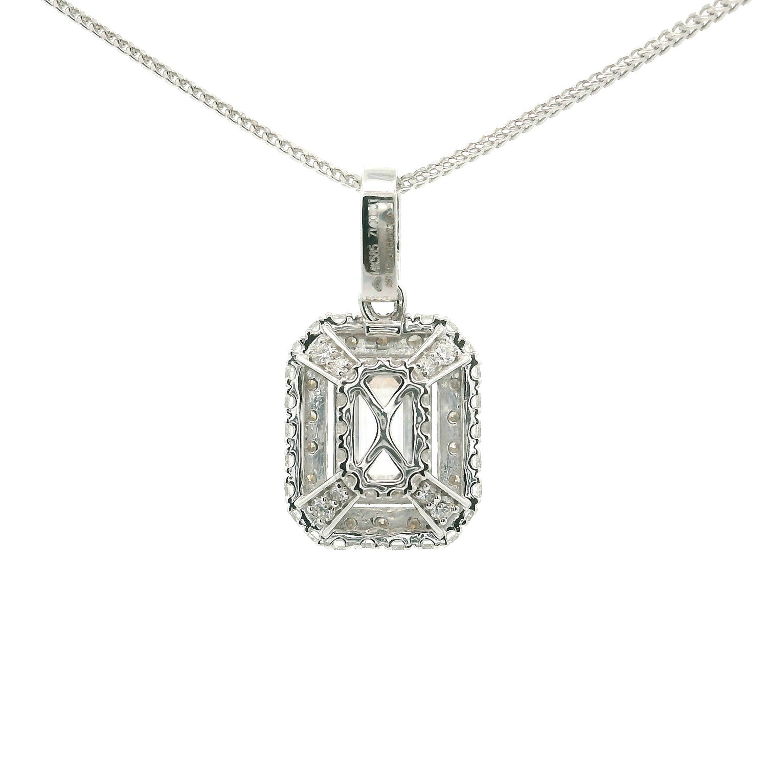 Empress Eye Solitaire Lab Grown Diamond Pendant