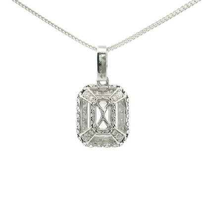 Empress Eye Solitaire Lab Grown Diamond Pendant