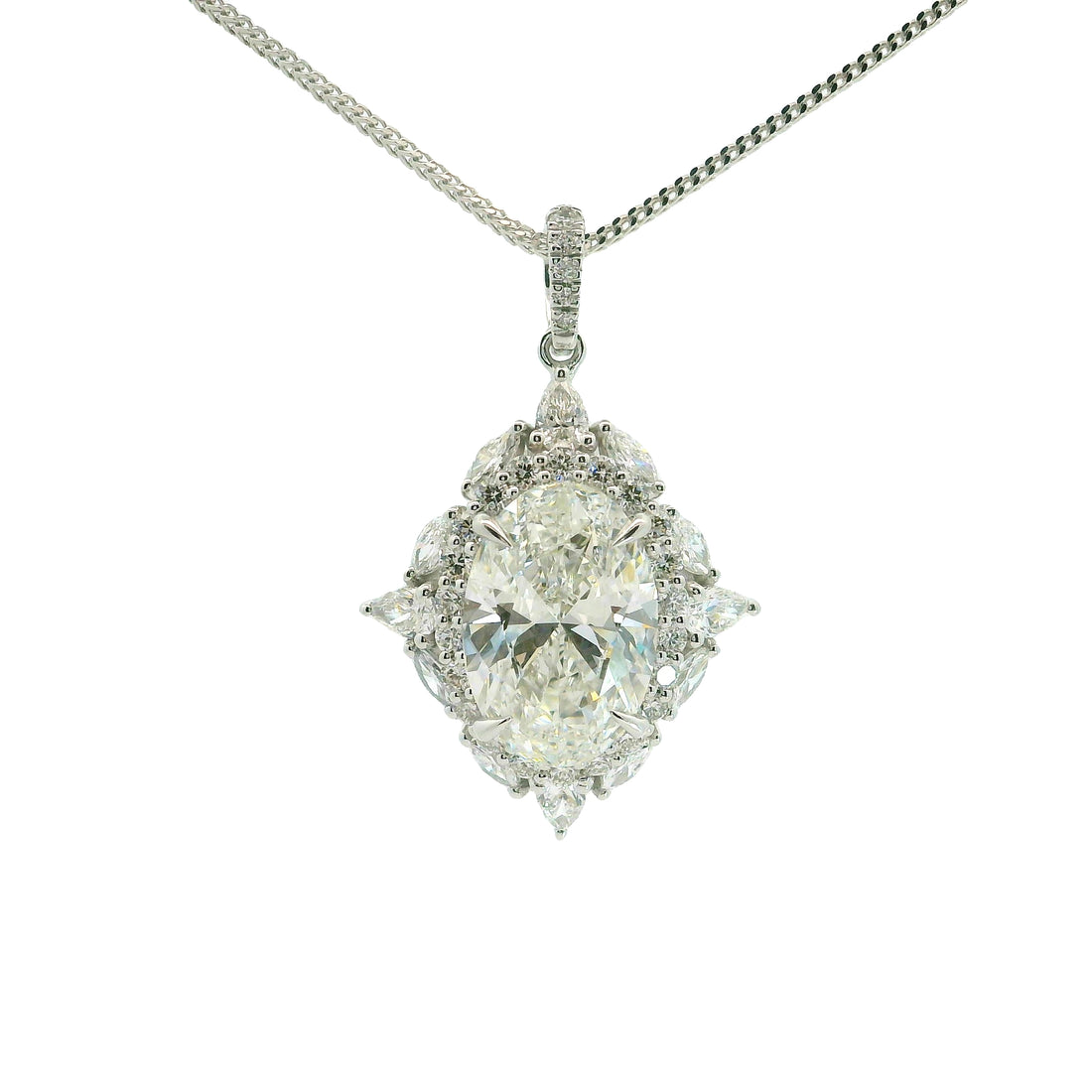 Aurelian Starburst Lab Grown Diamond Pendant