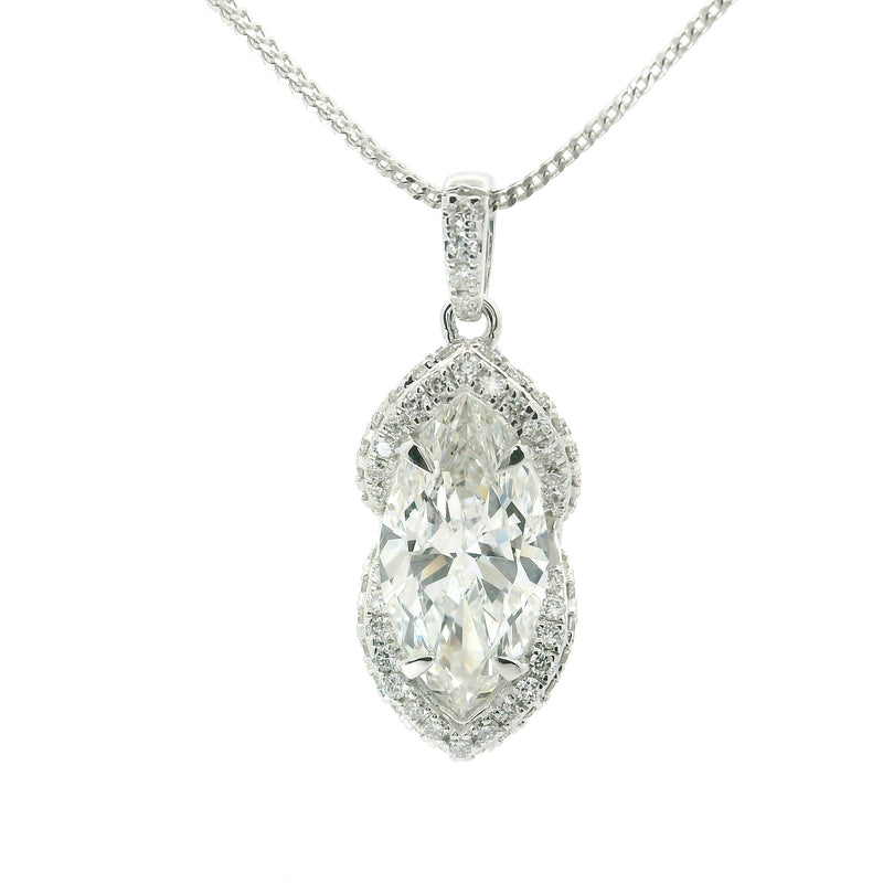 Whisperwind Solitaire Lab Grown Diamond Pendant