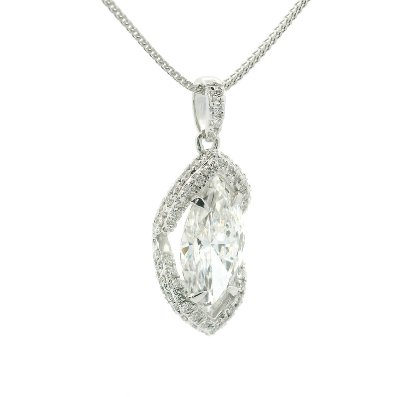 Whisperwind Solitaire Lab Grown Diamond Pendant