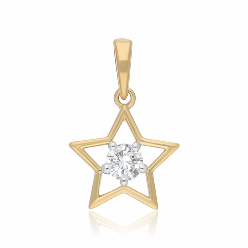 Radiant North Star Lab Grown Diamond Pendant