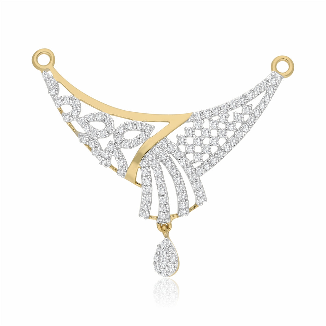 Royal Aurora Drape Lab Grown Diamond Pendant
