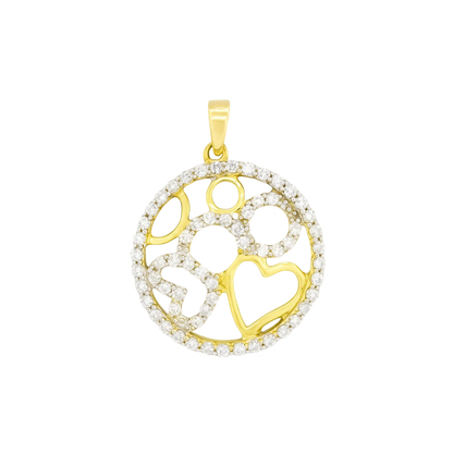 Starlit Love Sphere Lab Grown Diamond Pendant