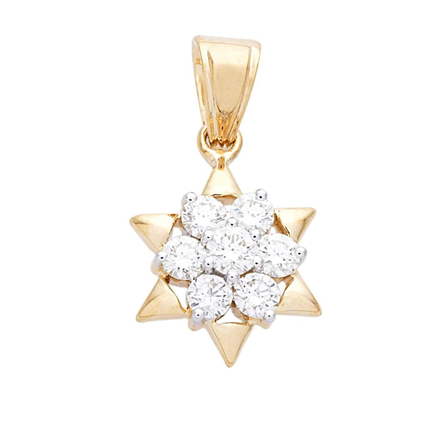 Radiant Astra Cluster Lab Grown Diamond Pendant