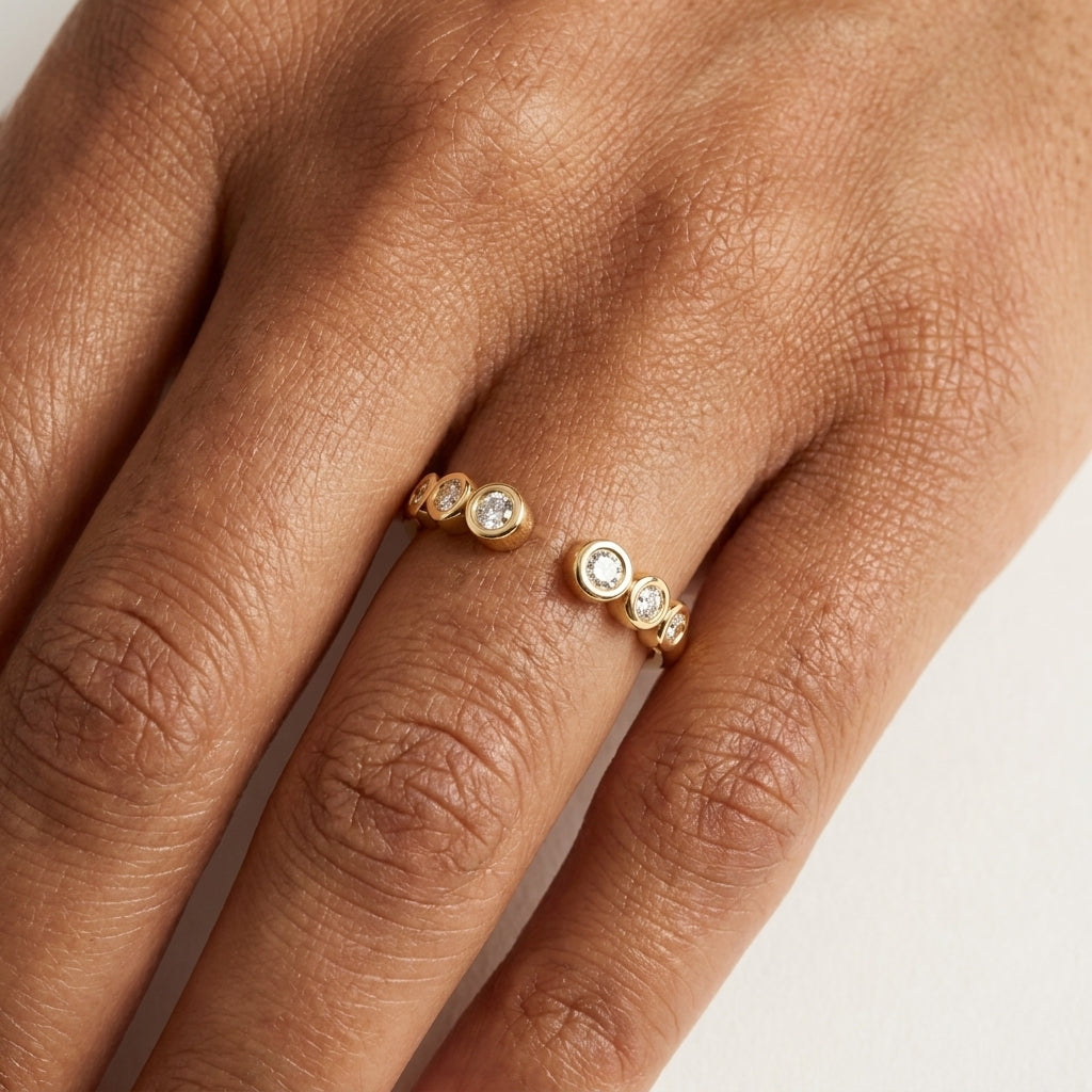 Bezel-Set Lab Grown Diamond Ring