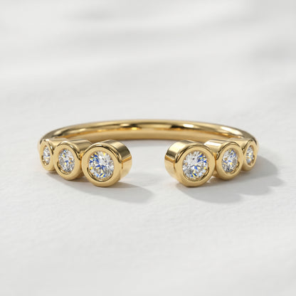 Bezel-Set Lab Grown Diamond Ring