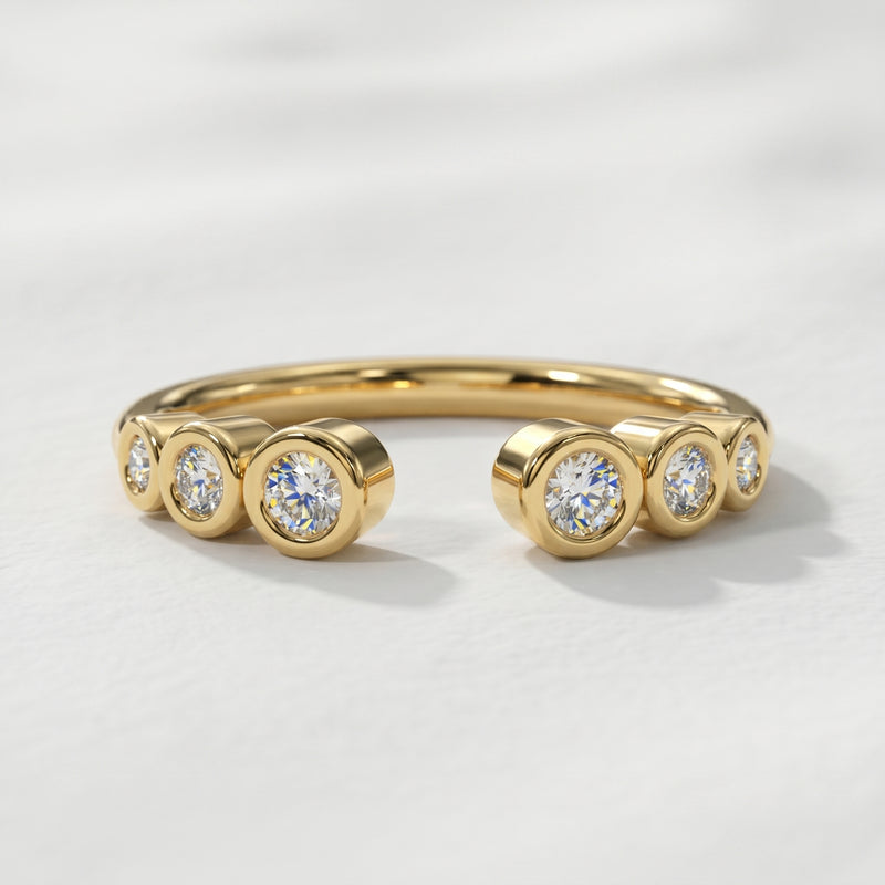 Bezel-Set Lab Grown Diamond Ring